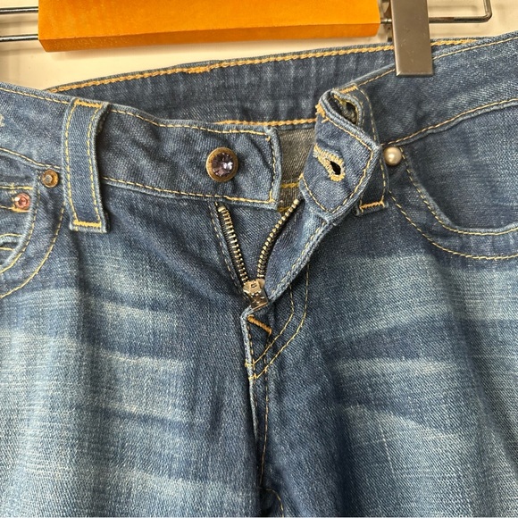 True Religion Billy World Tour Diamond Jeans Women’s SZ 28 - Picture 10 of 13
